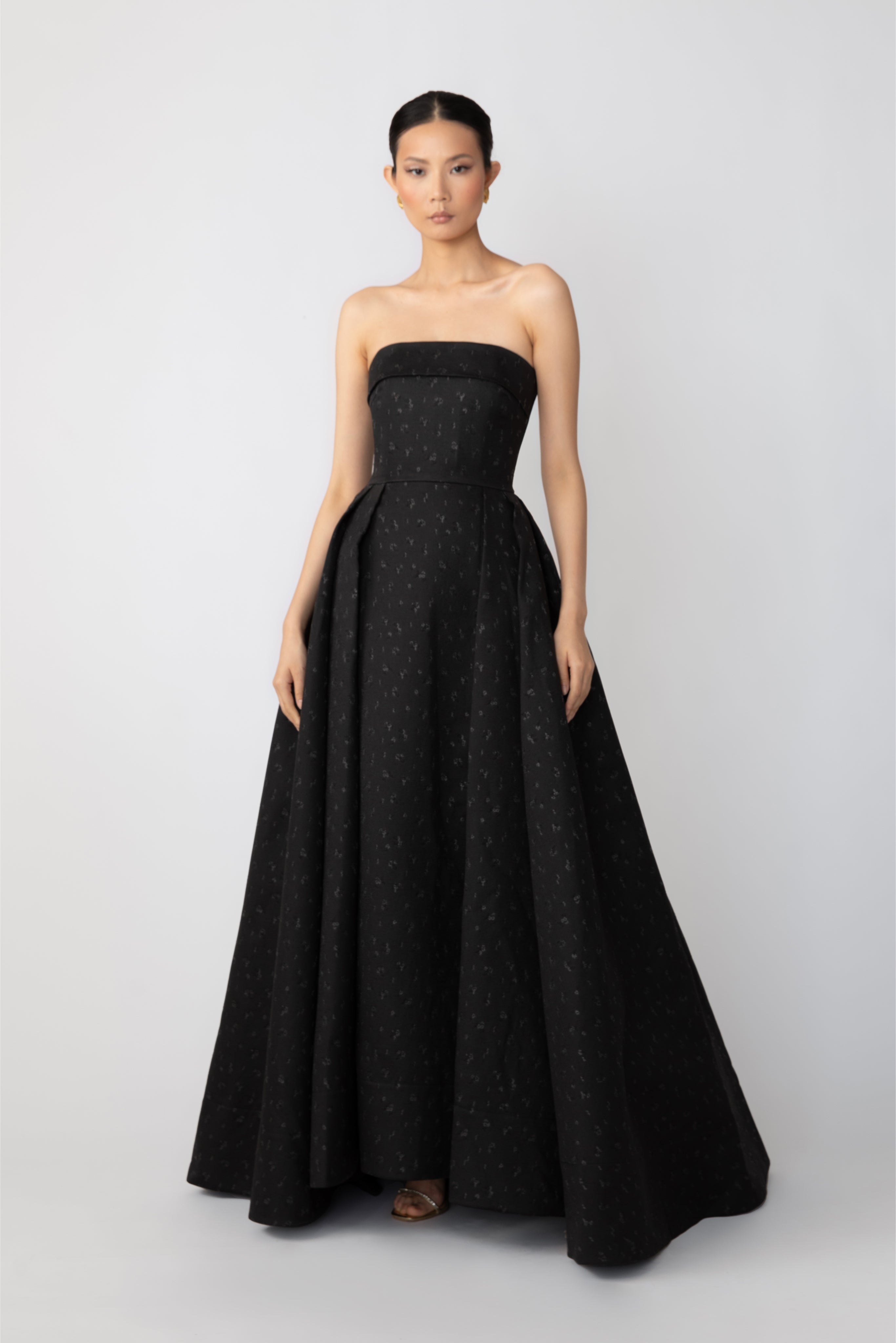 JORDAN JACQUARD GOWN - 2