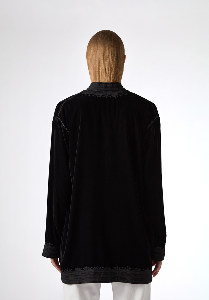 JACKET 177 BLACK VELVET - 4