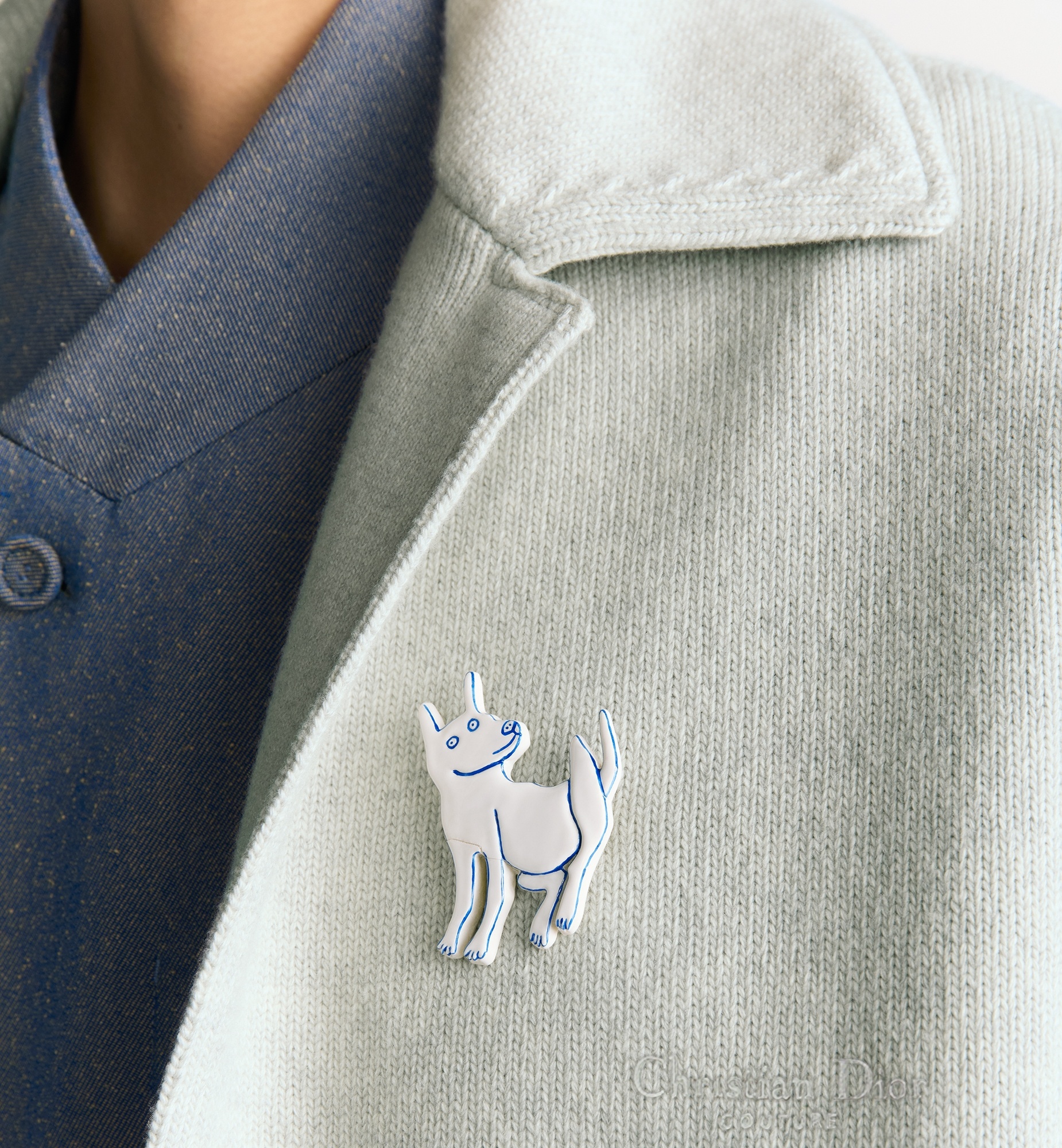 DIOR AND HYLTON NEL Dog Brooch - 2