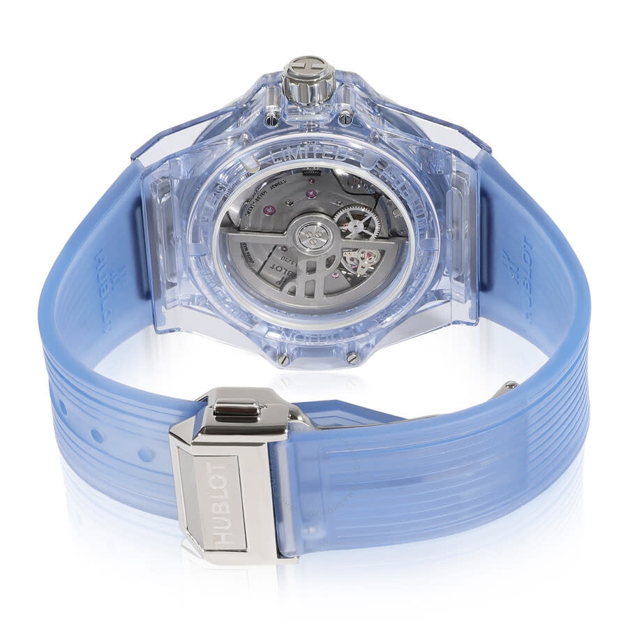 Pre-owned Hublot Big Bang One Click Diamond Skeleton Dial Ladies Watch 465.JL.4802.RT.1204 - 4