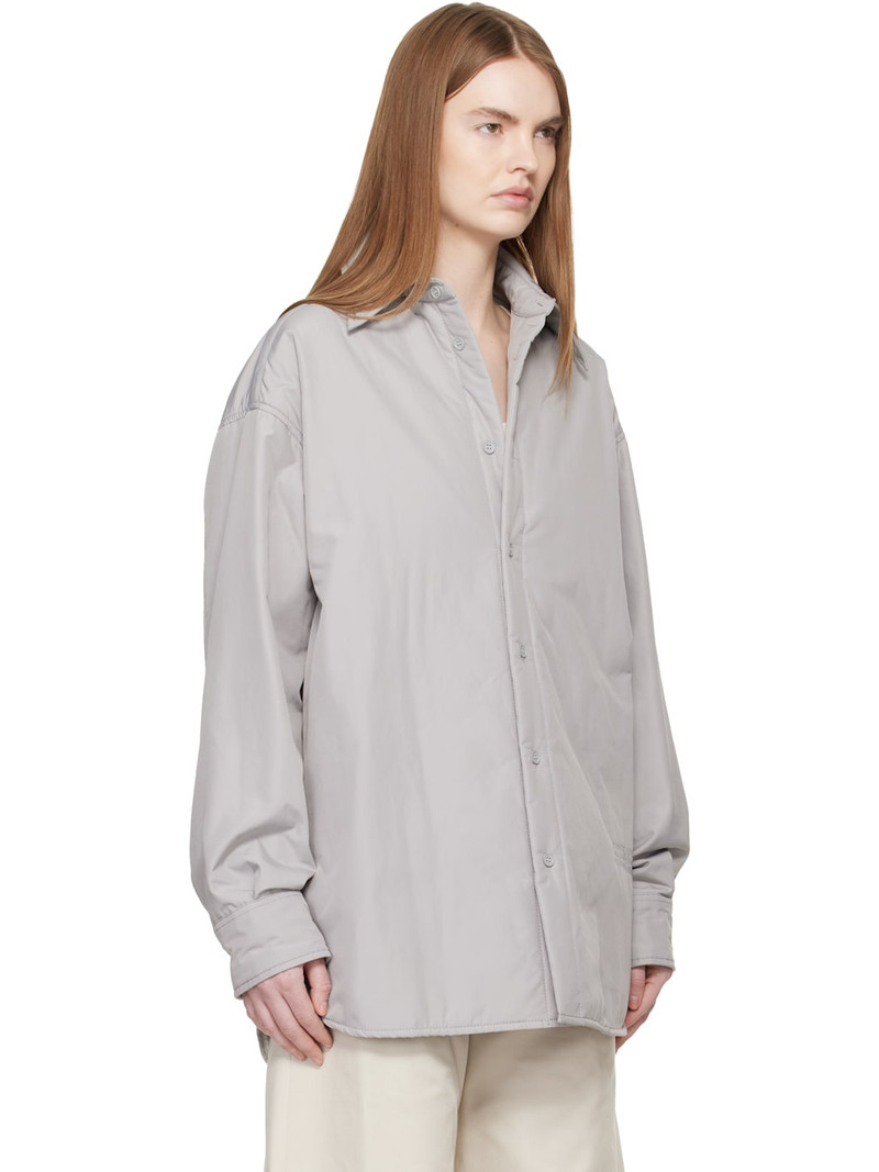 Gray Long-Sleeved Jacket 2