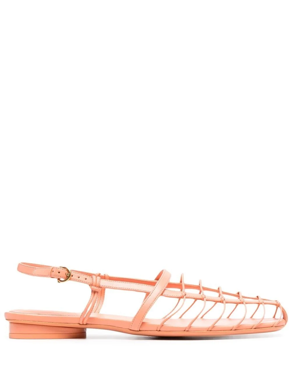 strapped-design slingback sandals - 1