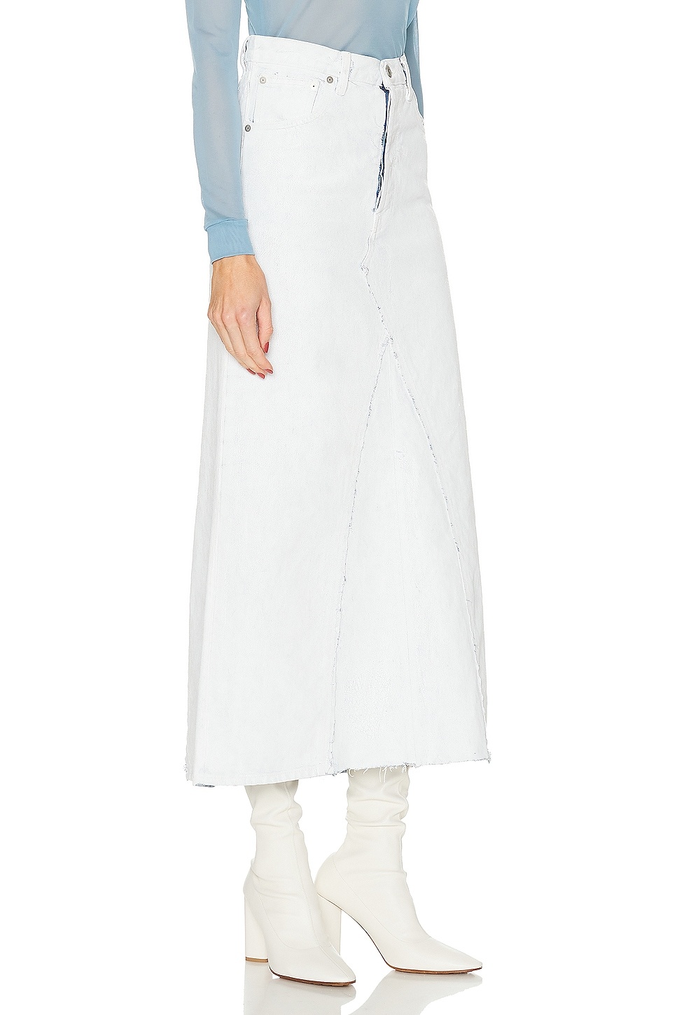 Maison Margiela Origin Denim Skirt | forward | REVERSIBLE