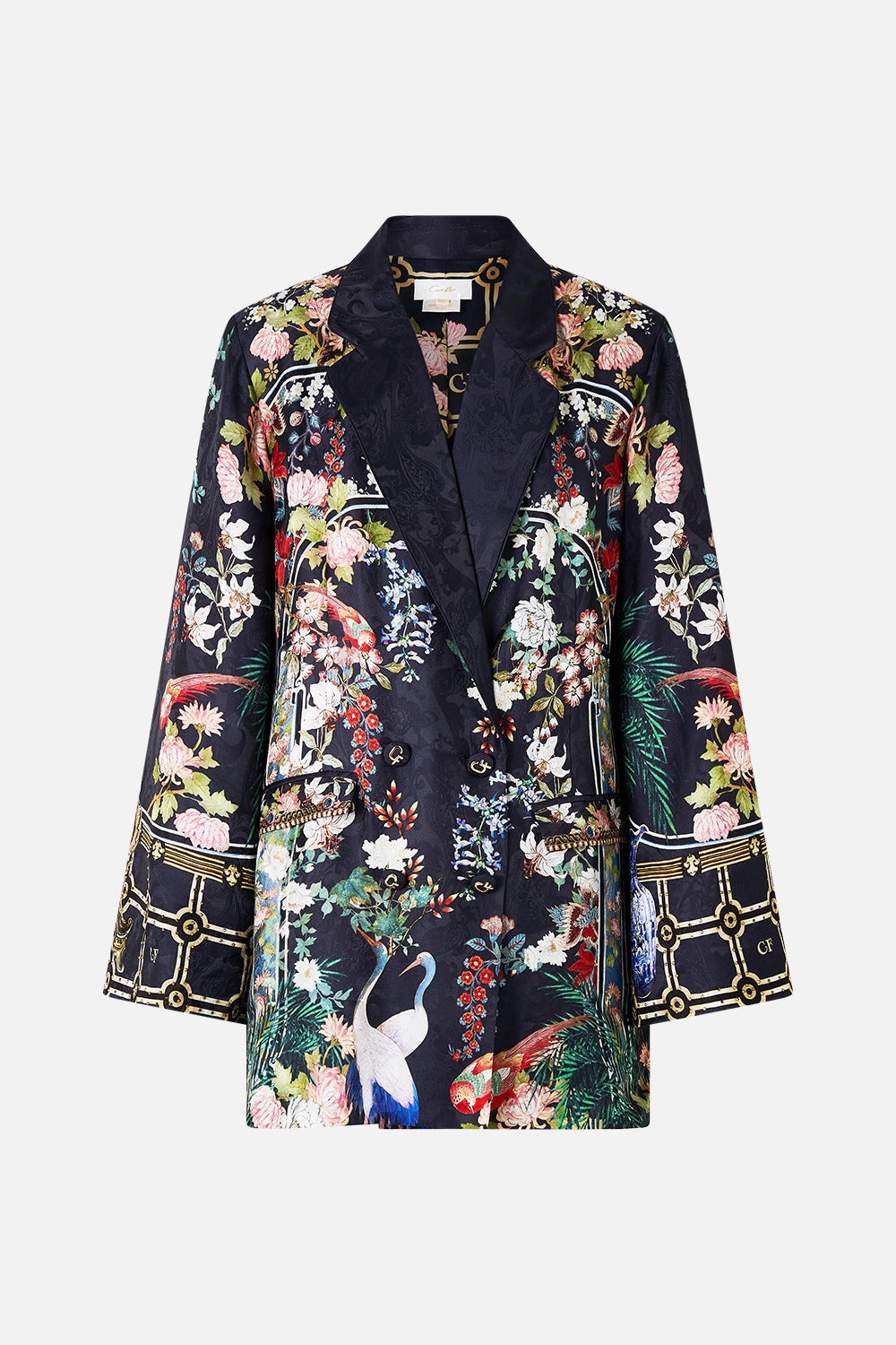 FLARED SLEEVE DOUBLE BREASTED JACKET - 1