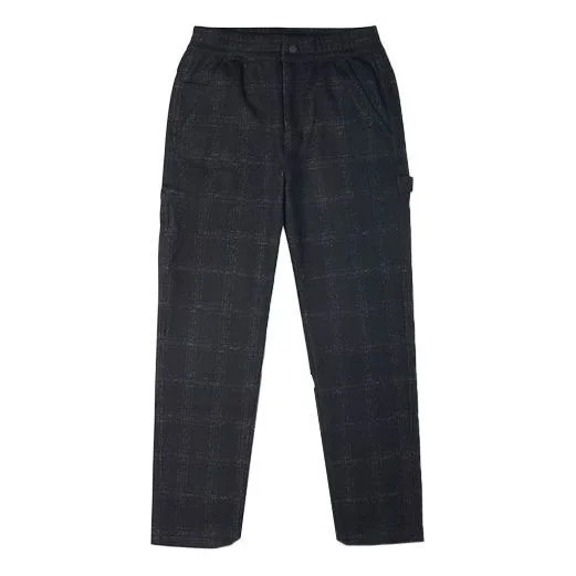 Converse Wool Carpenter Pants Plaid 'Black' 10019998-A01 - 1