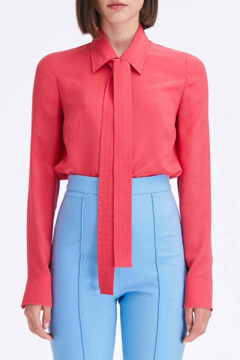 Tie Neck Blouse - 3