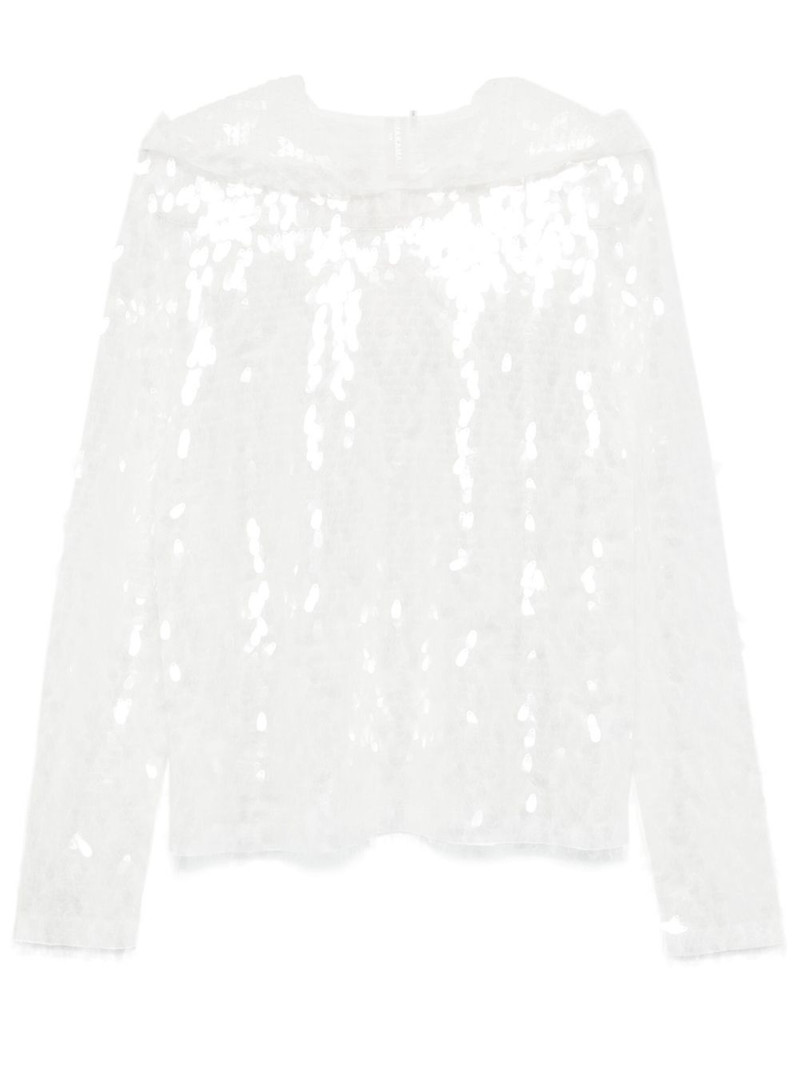 sequin-embellished hoodie 1