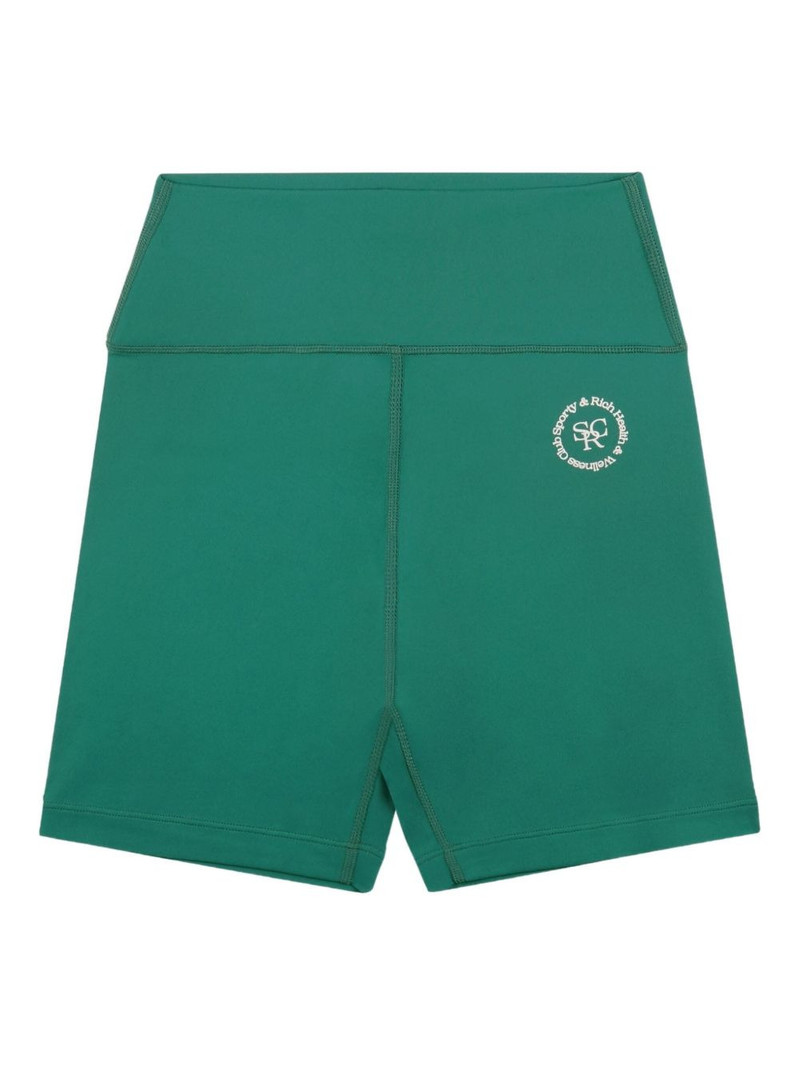 logo-embellished cycling shorts 1