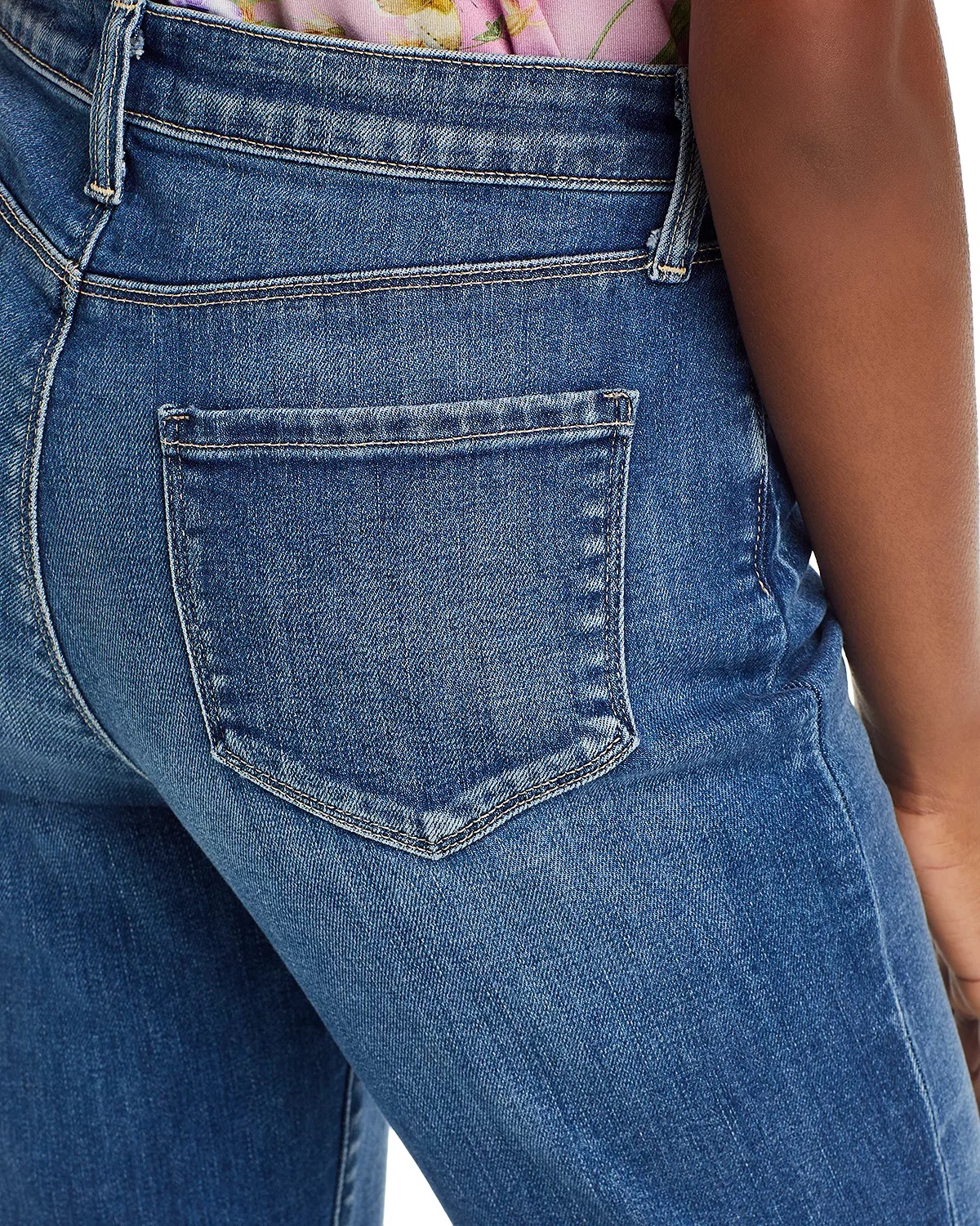 Ruth High Rise Straight Jeans in Cambridge - 5