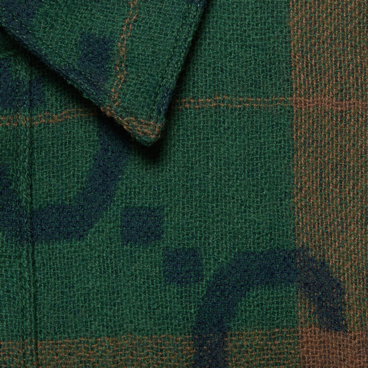Jumbo GG check wool shirt - 4
