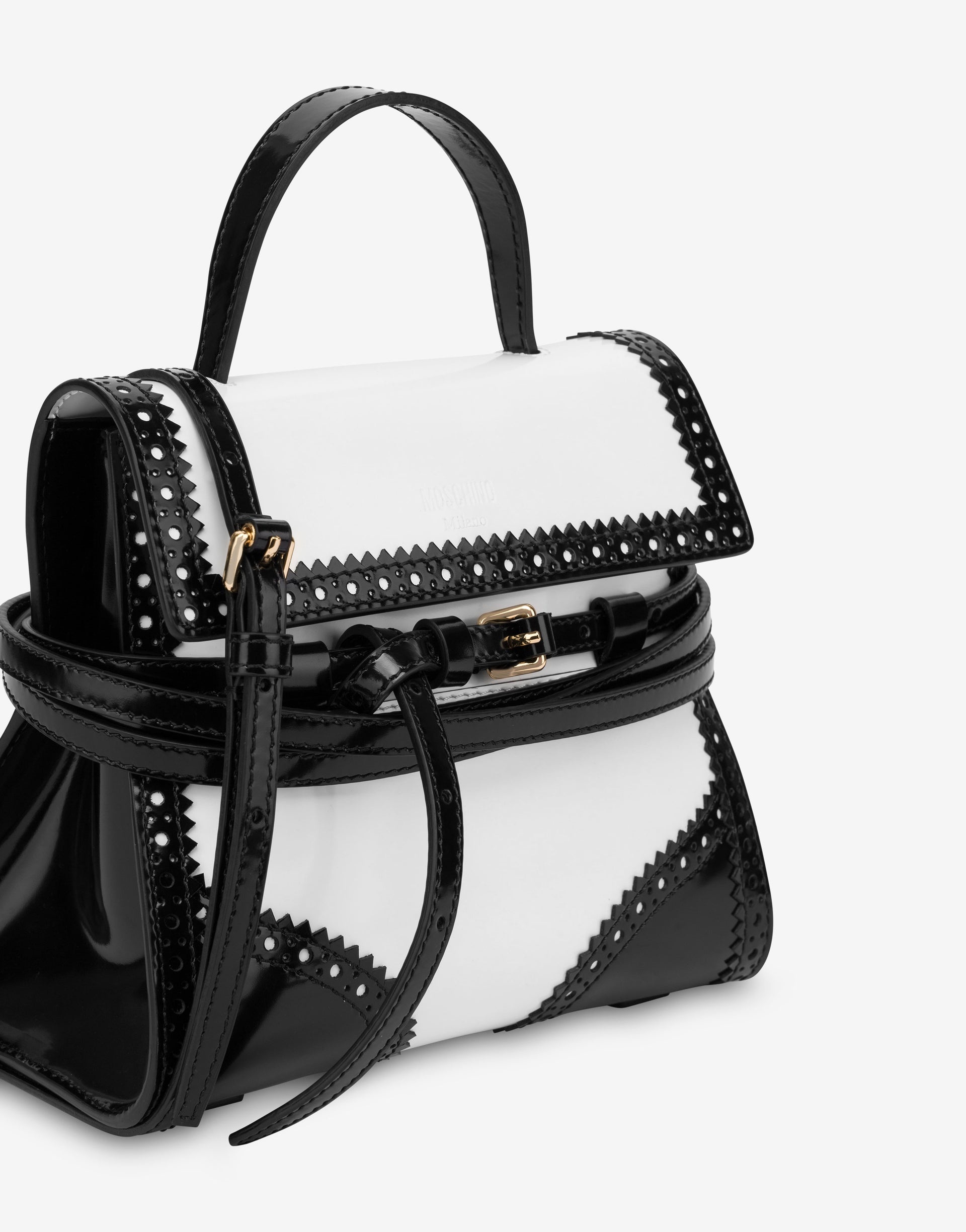 MOSCHINO TIE ME SMALL HANDBAG - 3