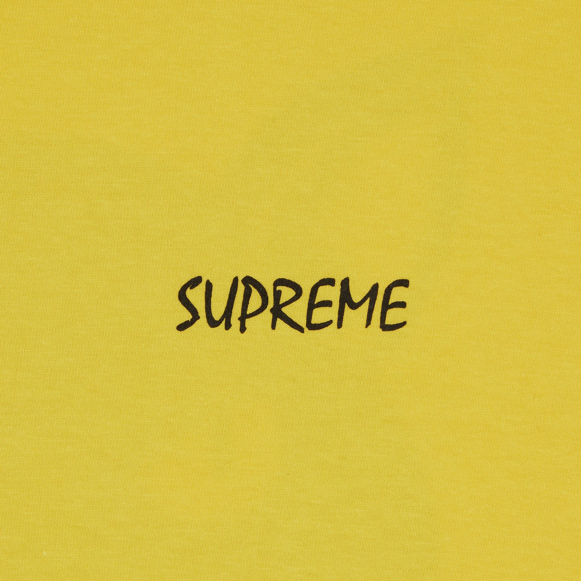 Supreme Black Cat Tee 'Yellow' - 3