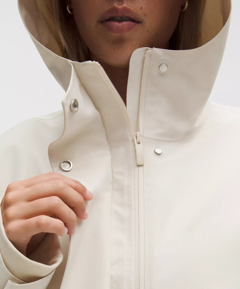 Oversized Cocoon Rain Coat 8