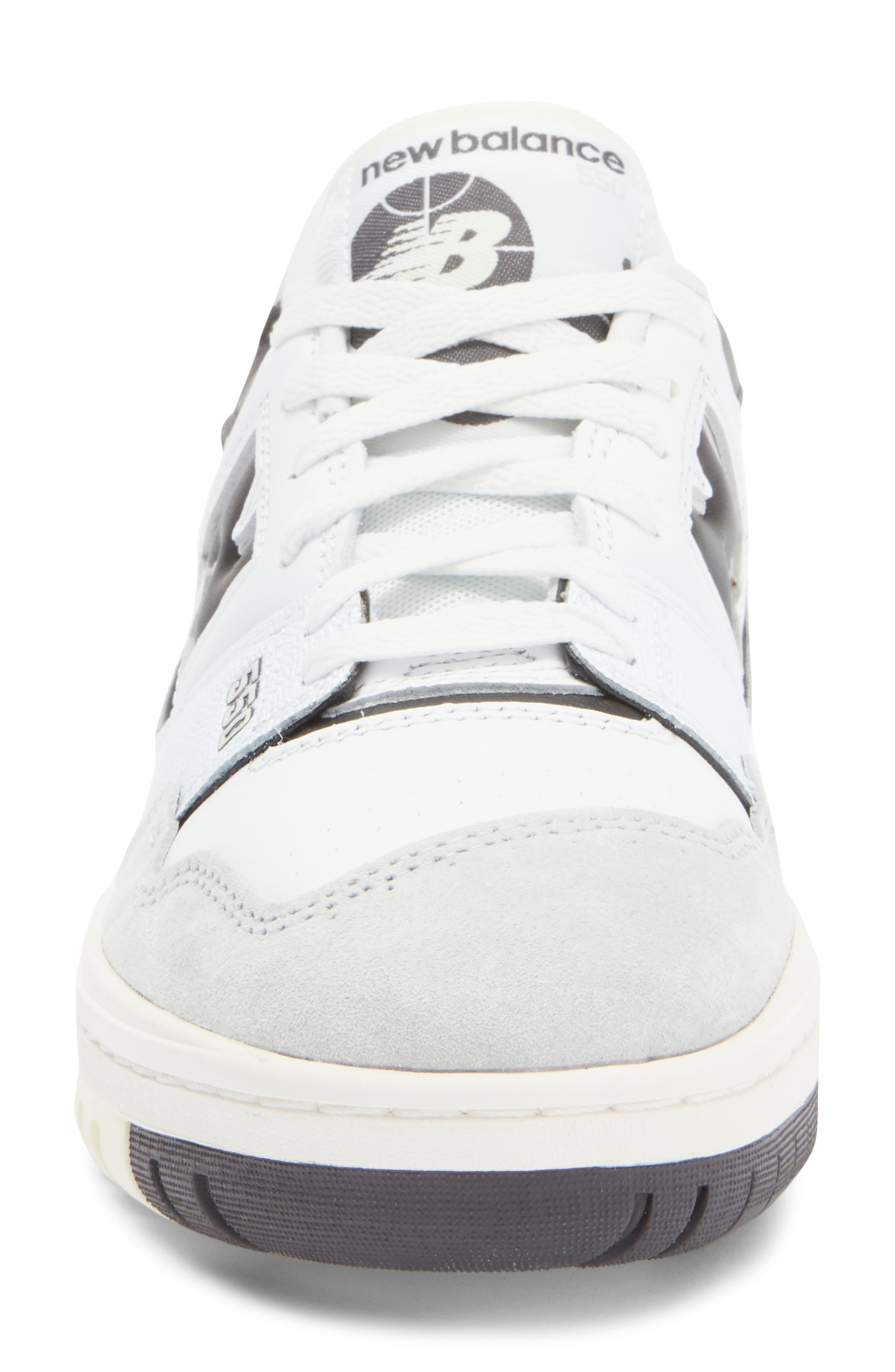 New Balance 550 Basketball Sneaker in Oyster White/Black at Nordstrom - 4