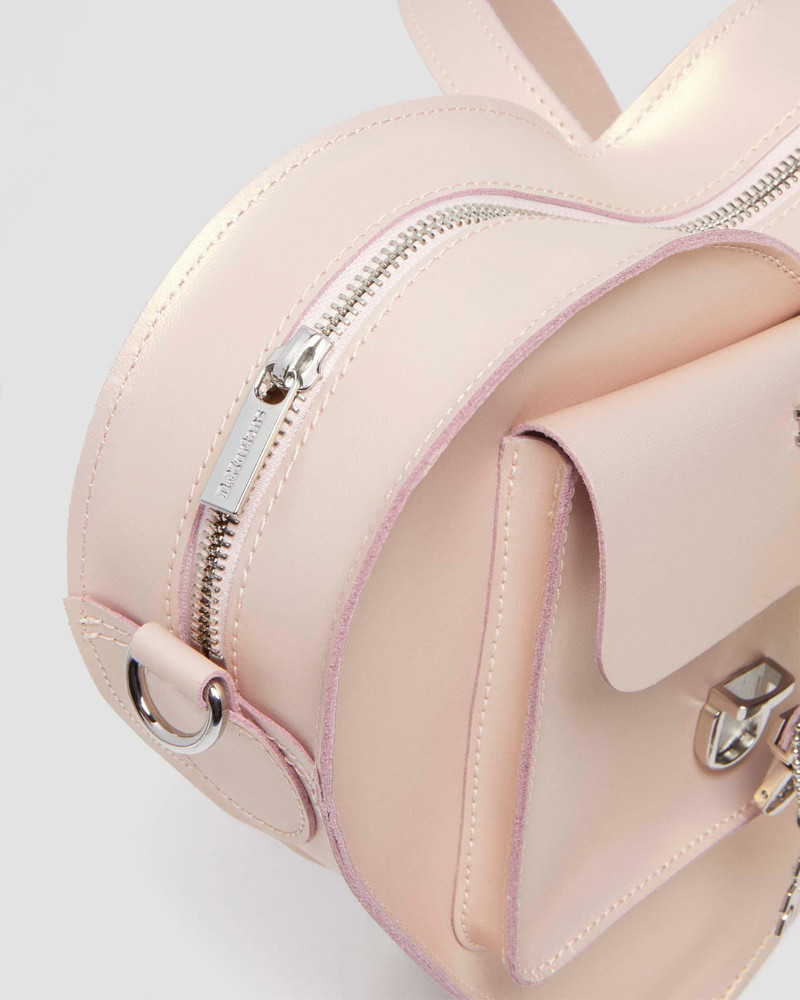 Heart Bag Metallic Shift Leather Backpack 11