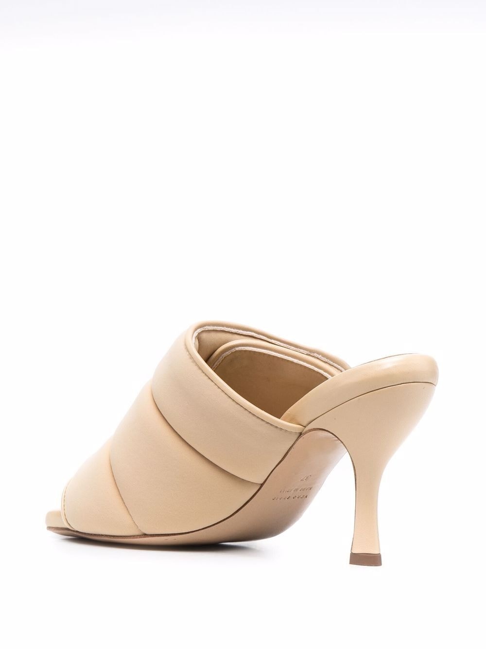 padded touch-strap high-heel mules - 3