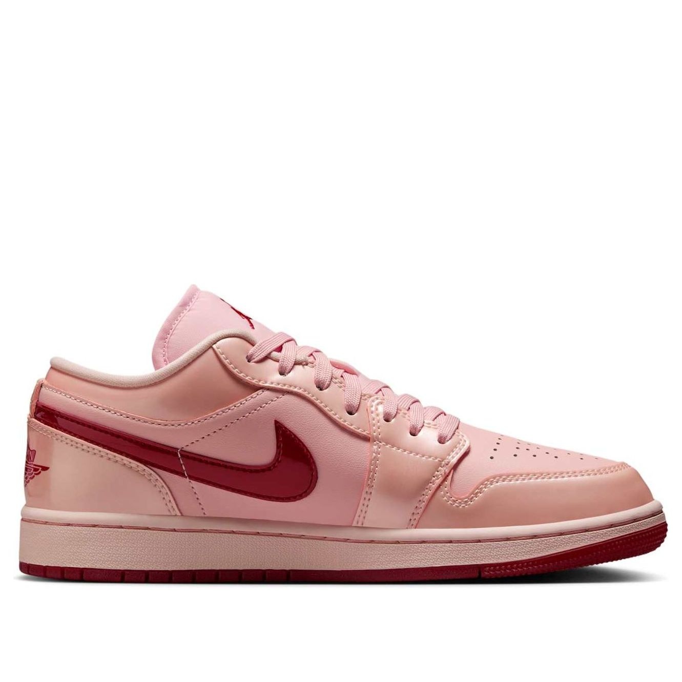 (WMNS) Air Jordan 1 Low Patent 'Valentine's Day' HF3174-600 - 6