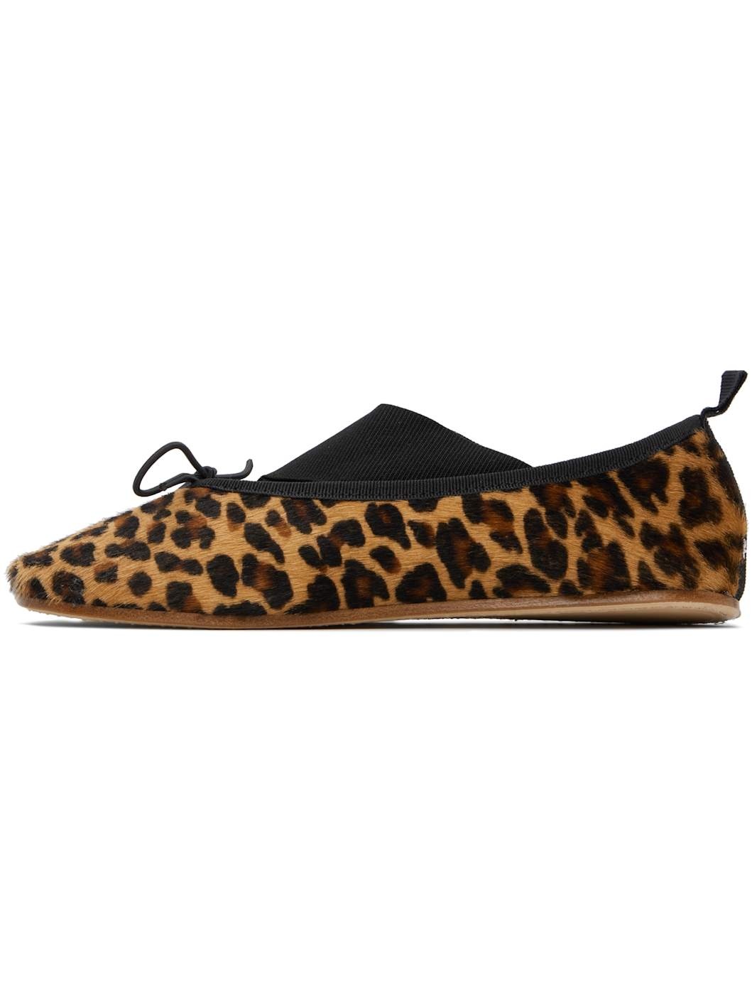 Brown Gianna Ballerina Flats - 3