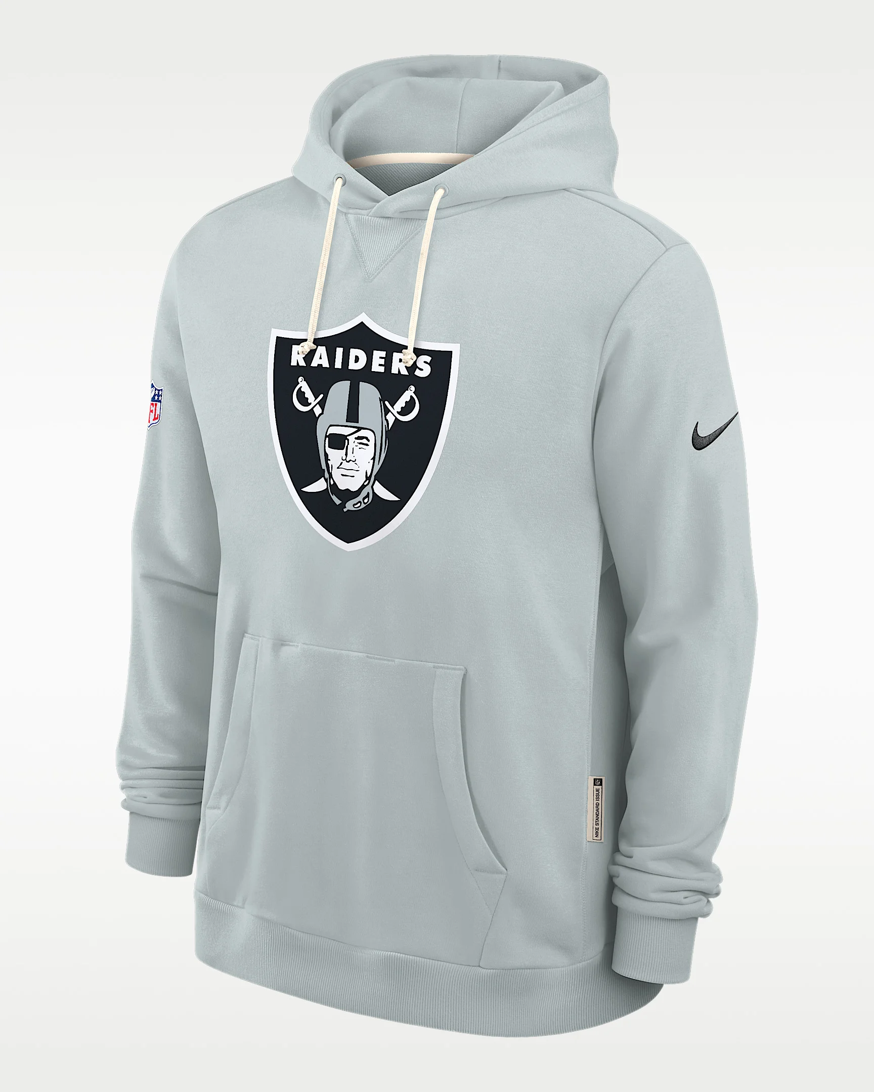 Las Vegas Raiders Initial Home Sideline Men's Nike Dri-FIT NFL Pullover Hoodie - 1