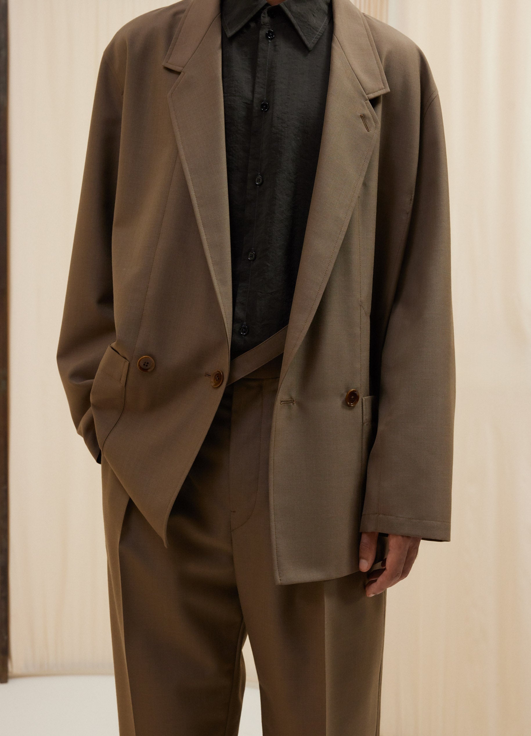 Lemaire DOUBLE BREASTED WORKWEAR JACKET | REVERSIBLE
