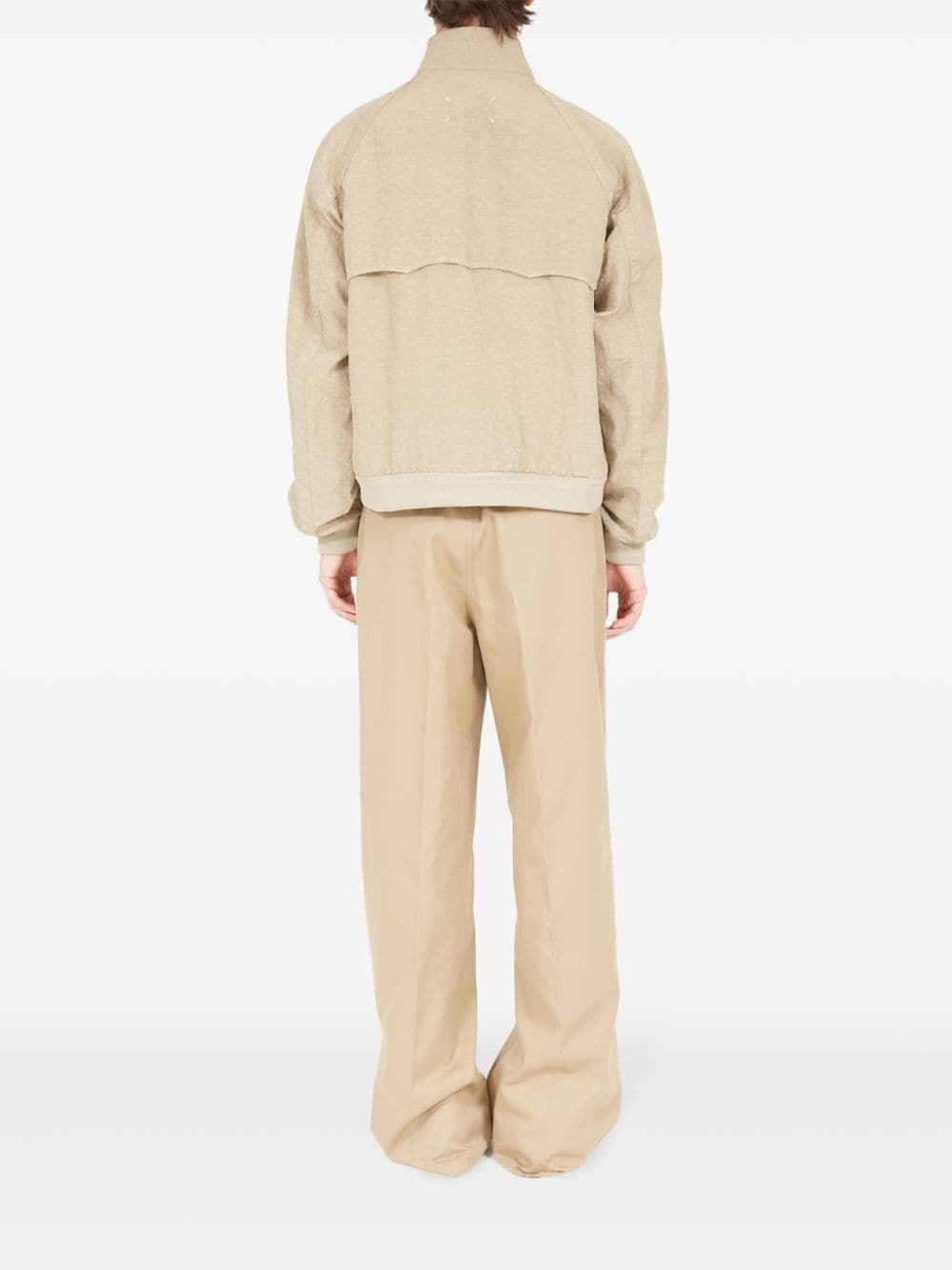lightweight canvas zipped jacket - 4