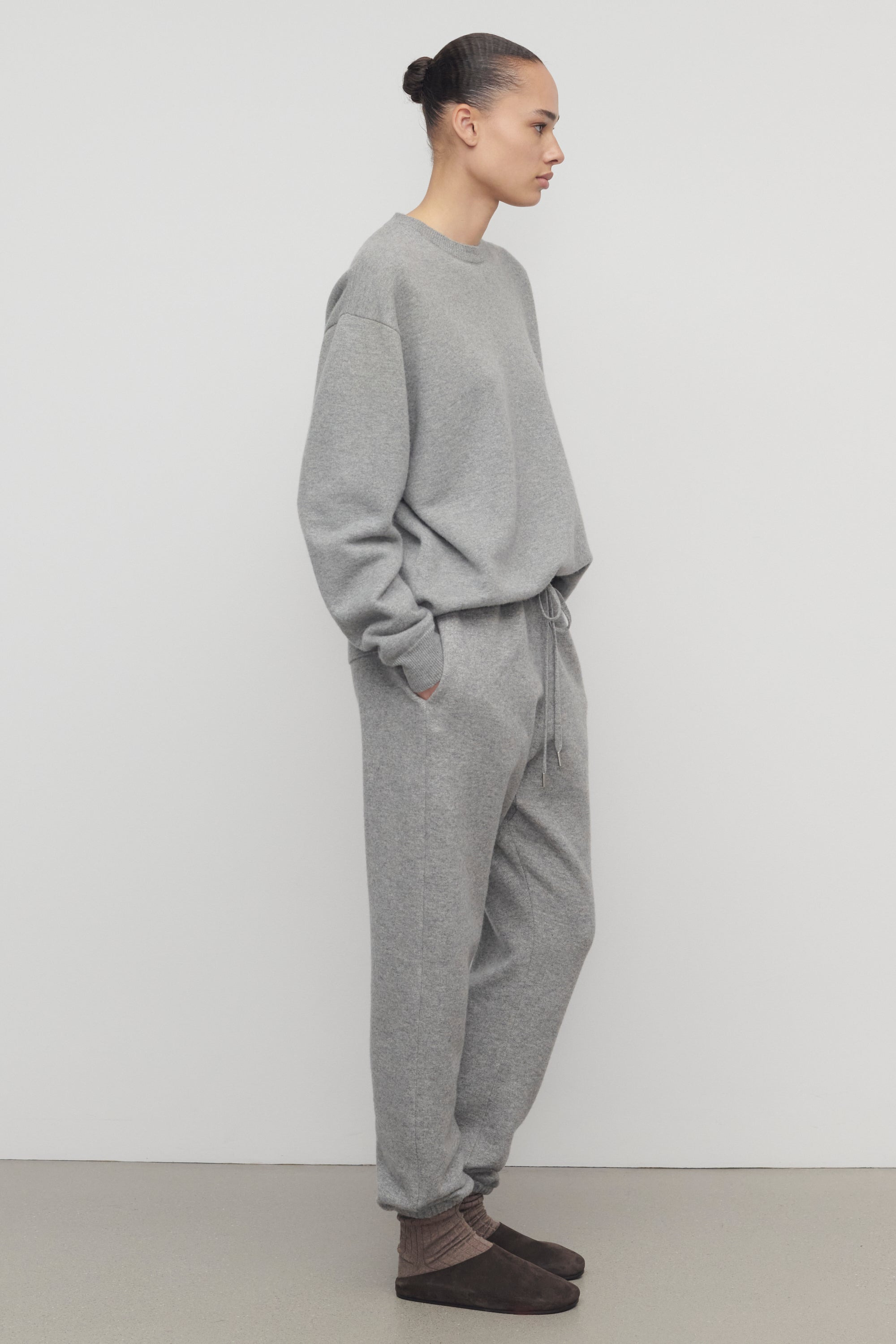 Teo Pant in Cashmere and Cotton - 4
