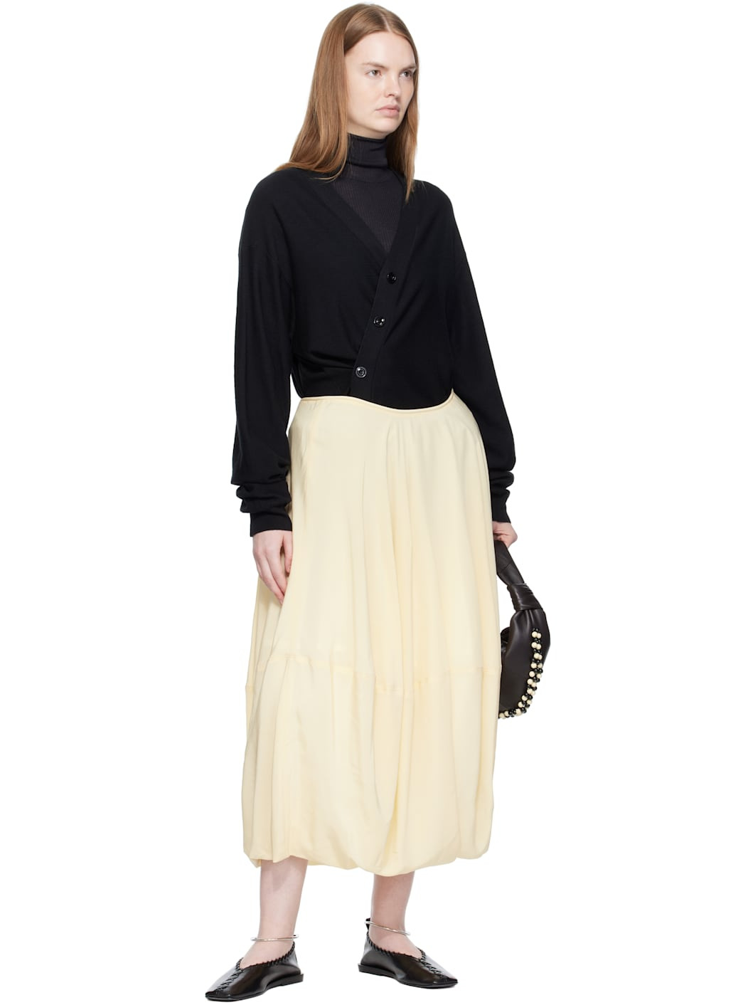 Off-White Balloon Maxi Skirt - 4
