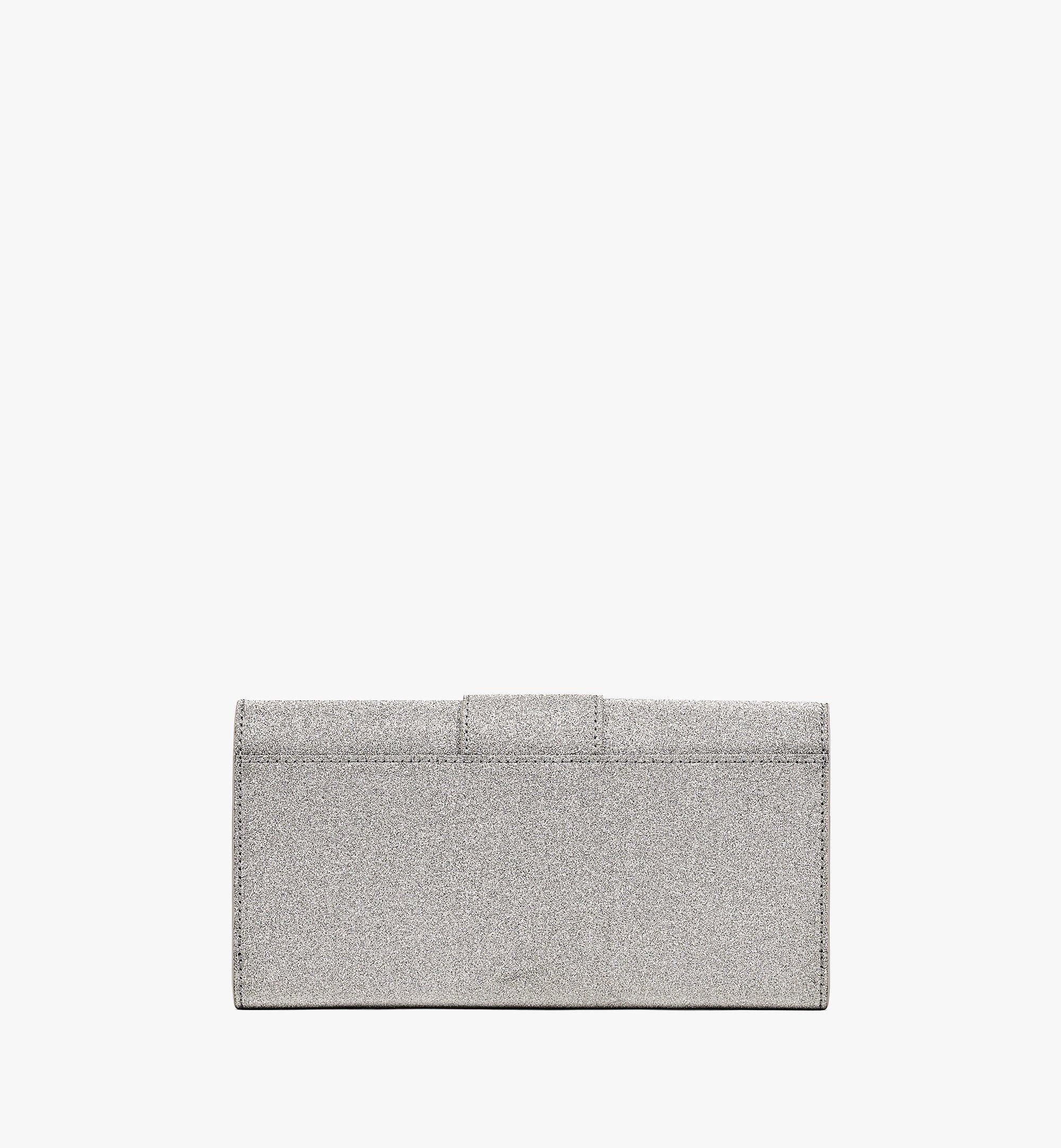 Mode Travia Wallet on Chain in Glitter Leather - 3