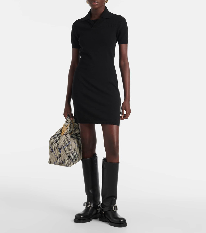 Burberry Cotton-blend polo dress outlook