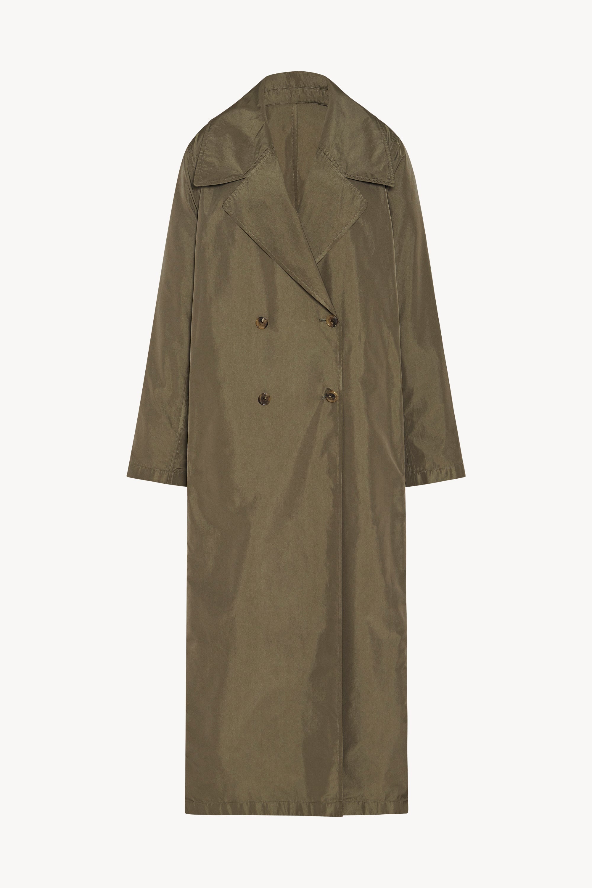 Cadel Coat in Polyester and Silk - 2