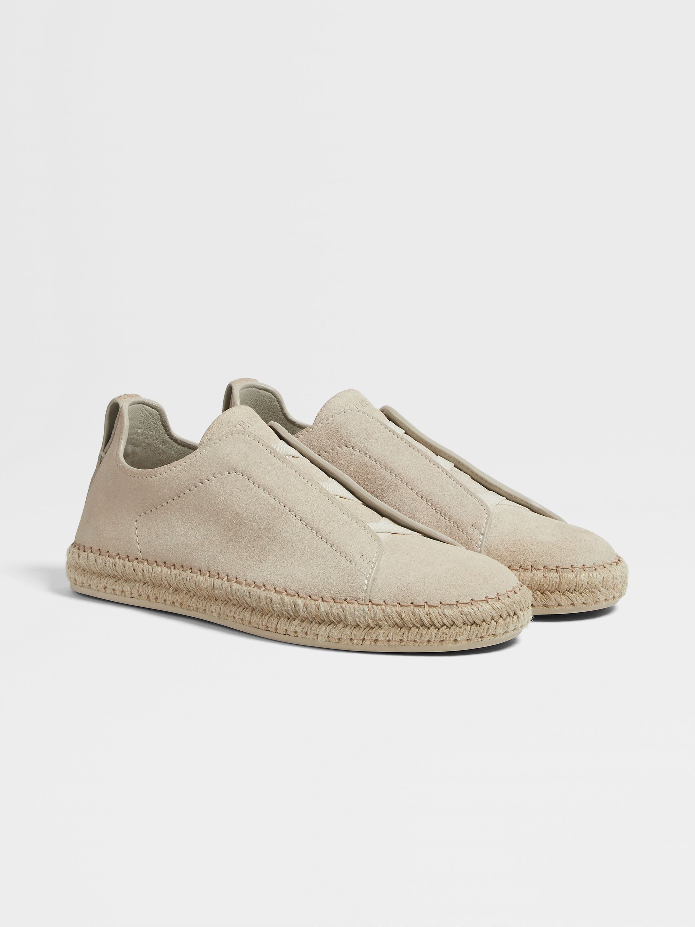 OFF WHITE SUEDE TRIPLE STITCH™ ESPADRILLES - 1