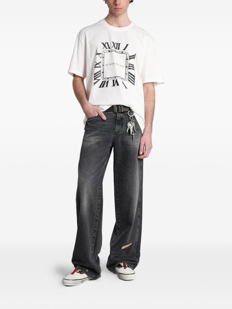 ih nom uh nit graphic-print cotton T-shirt outlook