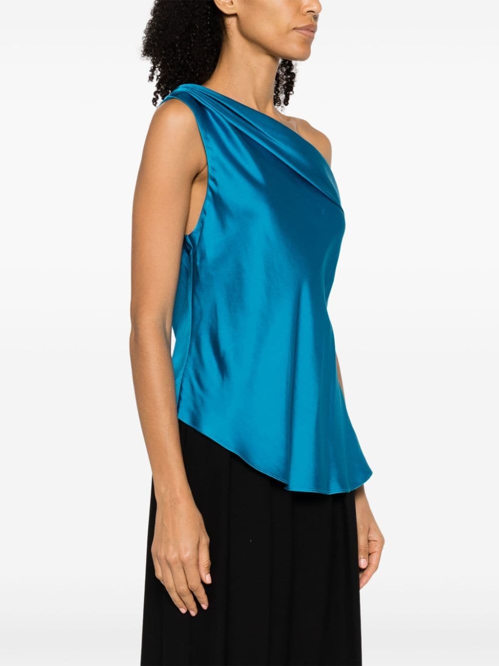 Lexi draped satin blouse - 3