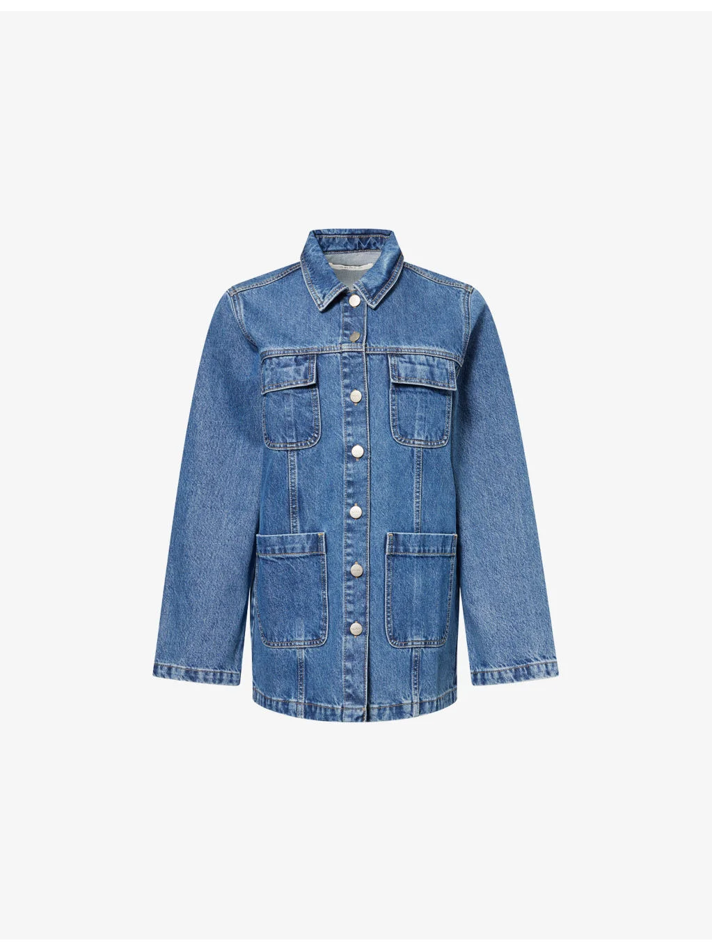 Margaux Long-Sleeve Denim Shirt - 1