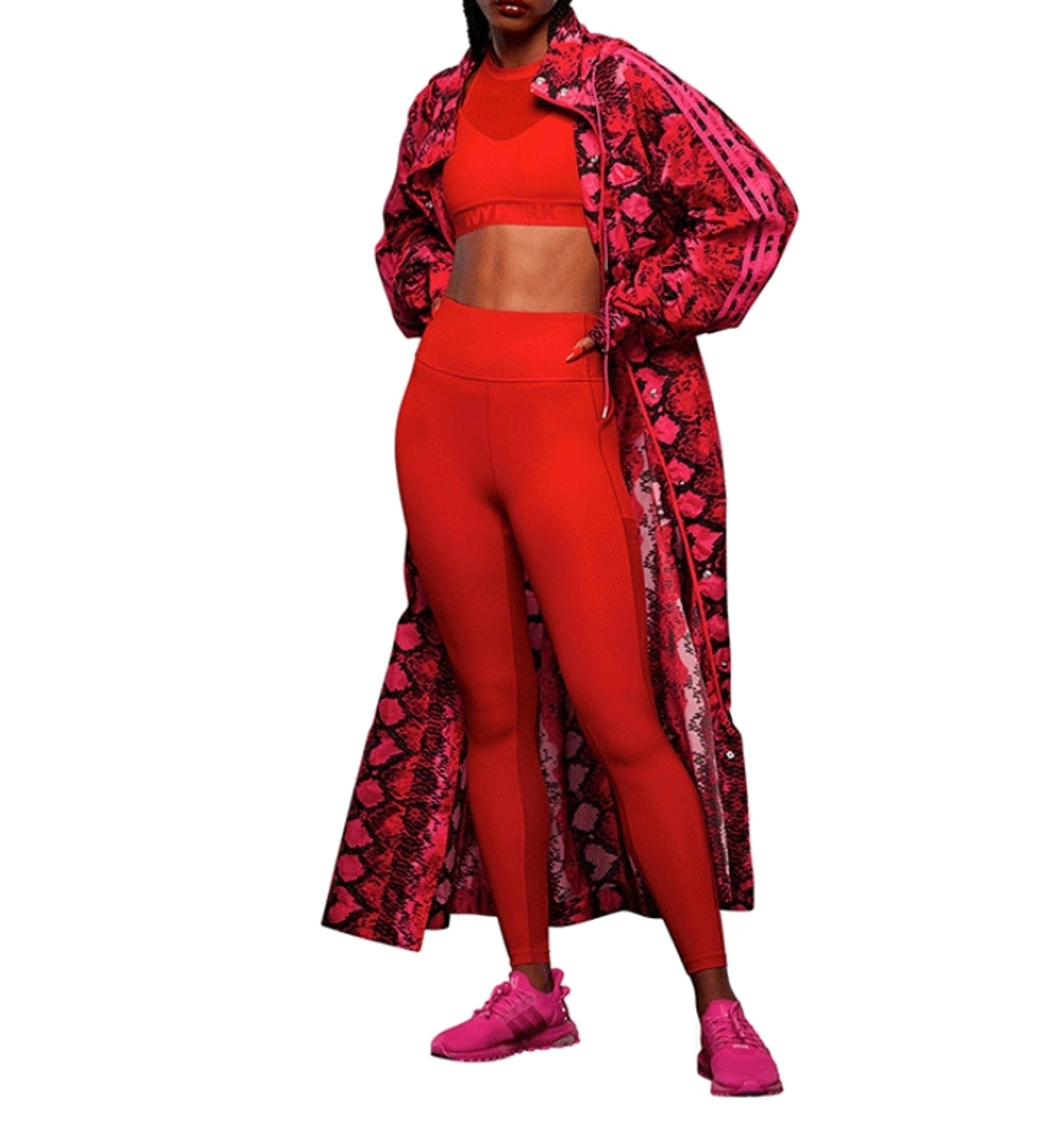 (WMNS) adidas B Mine Tights 'Red' HH9722 - 3