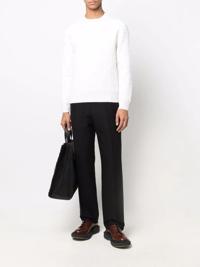 Salvatore Ferragamo raised Gancini-pattern sweatshirt outlook