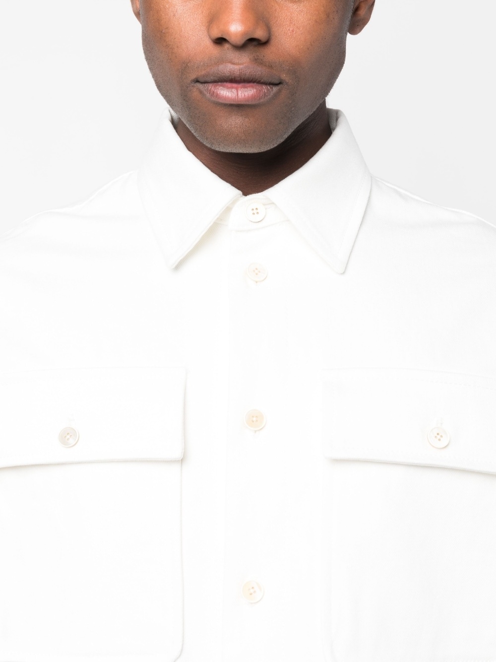 long-sleeve cotton shirt - 5
