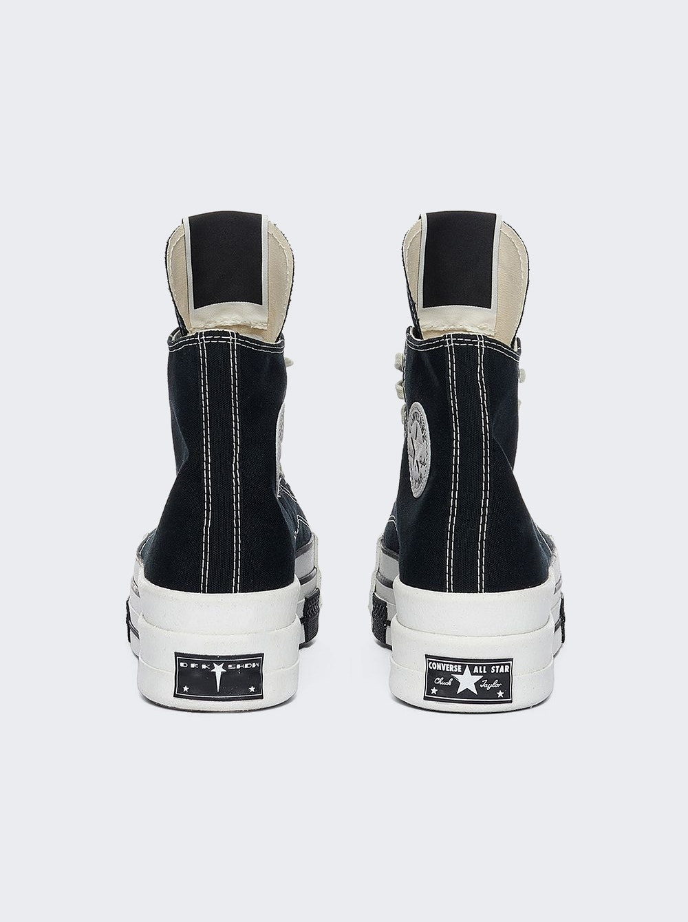 X Converse DBL DRKSTAR HI Sneakers Black - 5