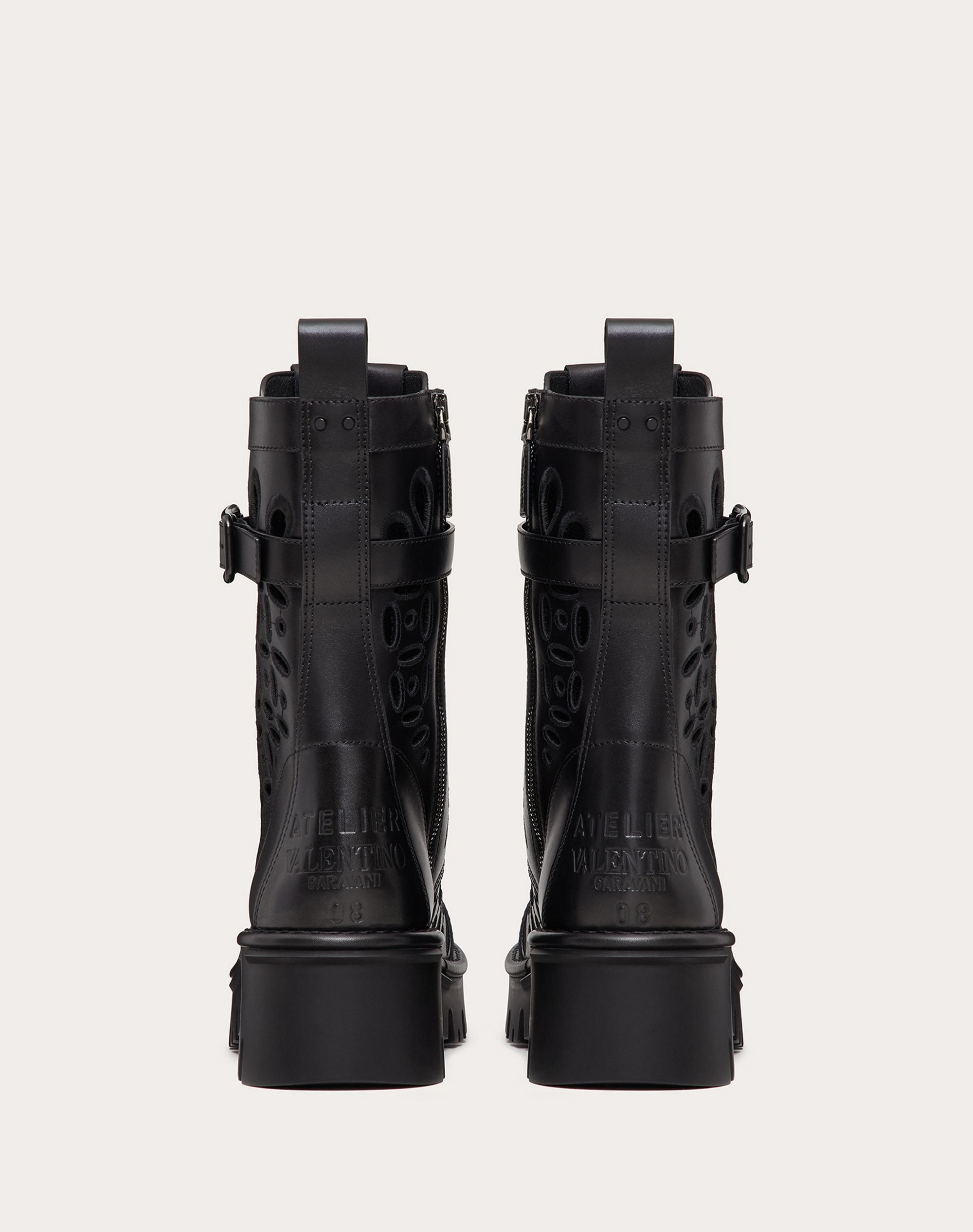 VALENTINO GARAVANI ATELIER SHOES 08 SAN GALLO EDITION COMBAT BOOT 50MM - 3