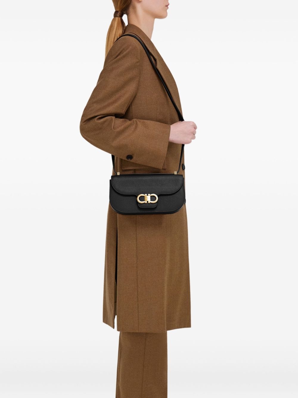 Double Gancini cross body bag - 2