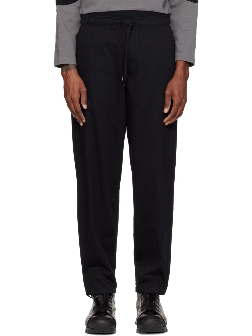 Black Easy Lounge Pants - 1