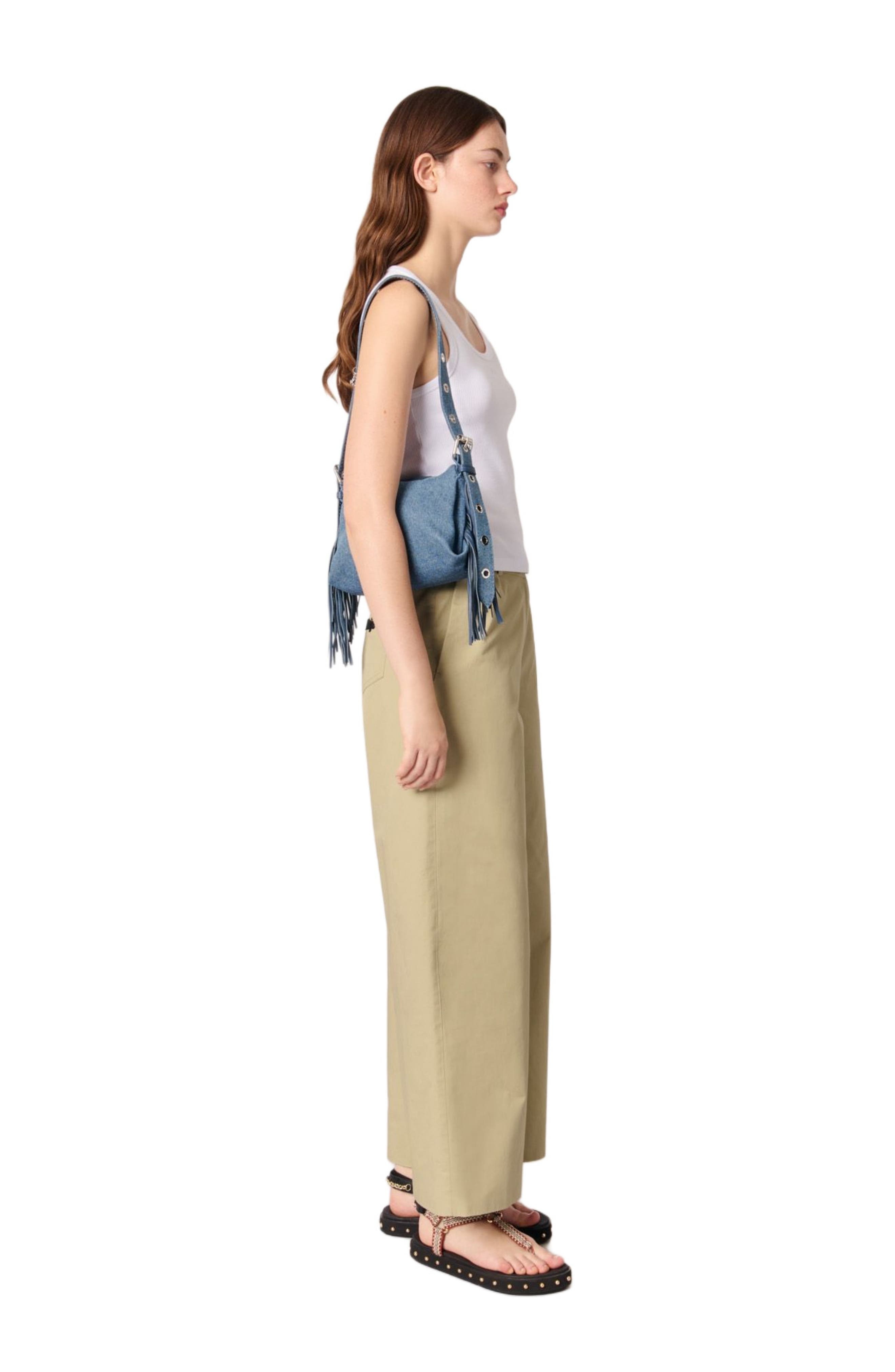 maje Rib knit tank top in White at Nordstrom - 2