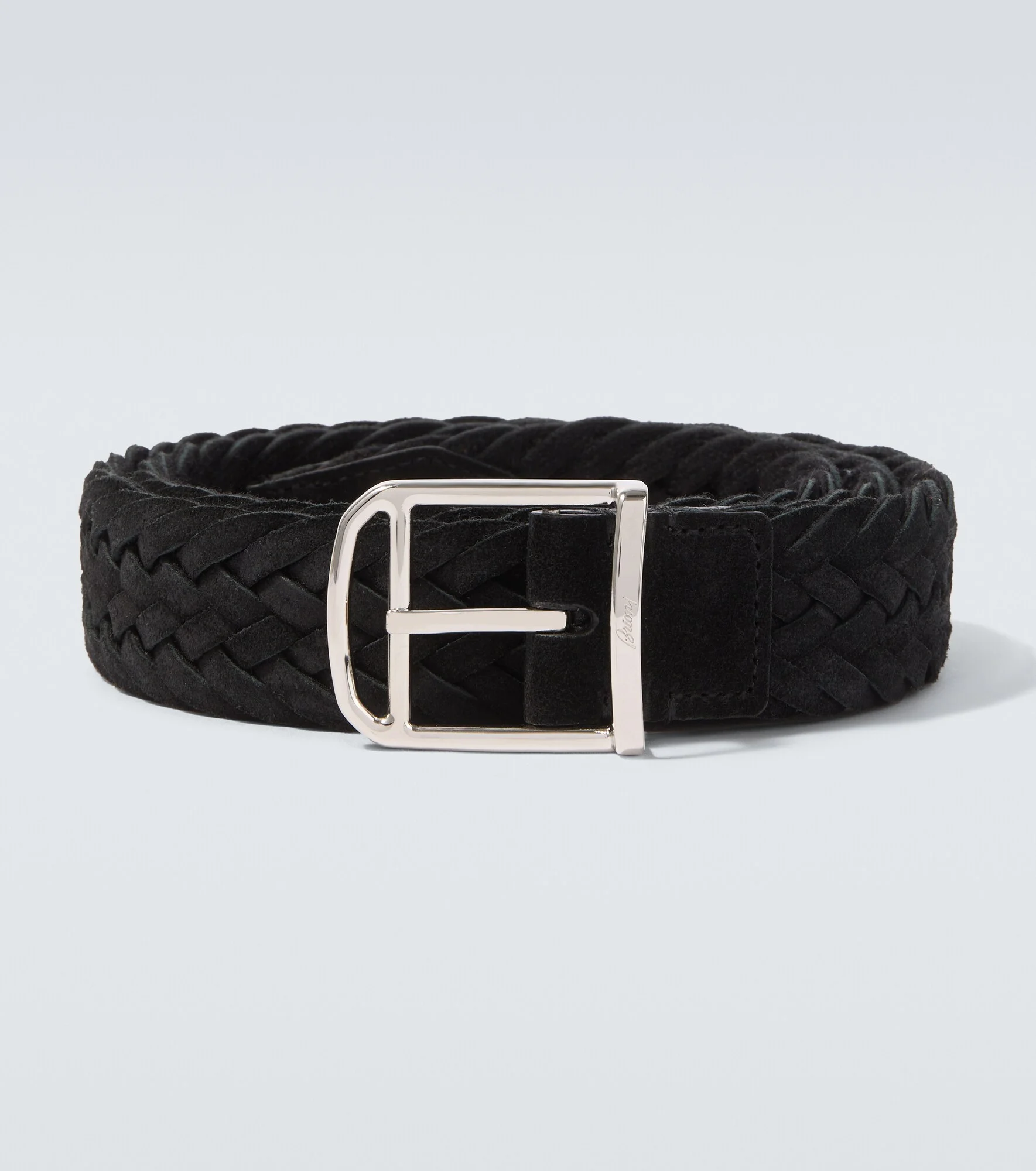 Braided suede belt - 1