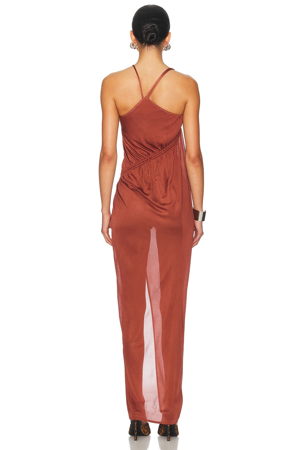 Ruched Long Dress - 4