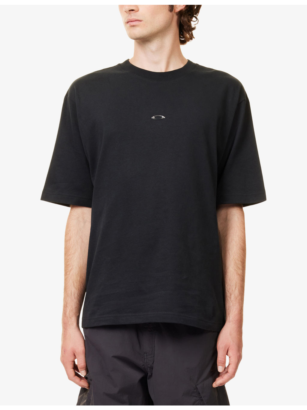 Metal Rise Logo-Plaque Cotton T-Shirt - 3