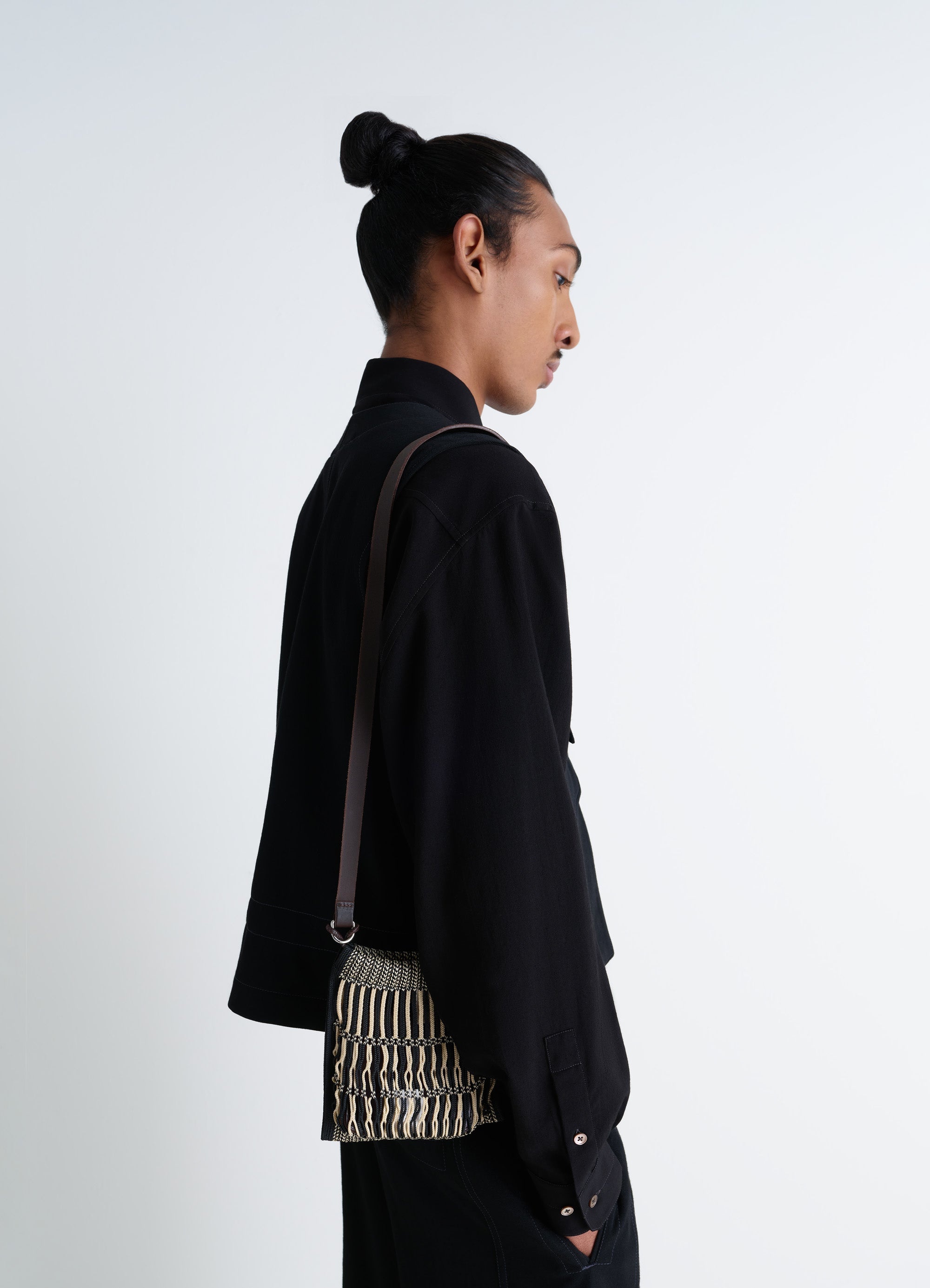 MINI CROSSBODY FILT NET BAG - 3