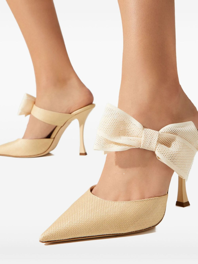 100mm Brook bow pointed mules 5