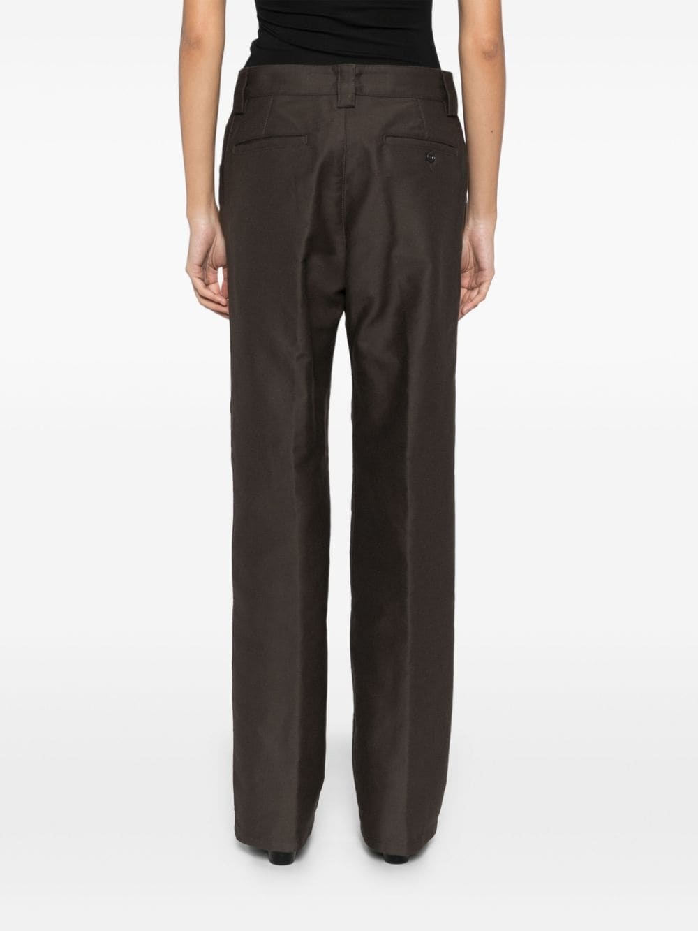 straight-leg trousers - 4