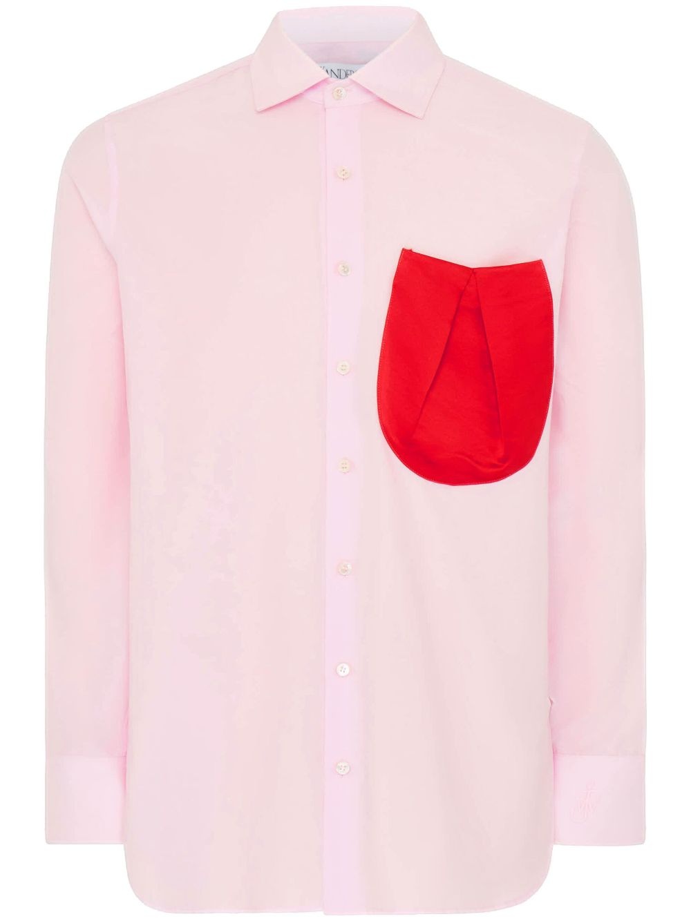 contrasting pocket shirt - 1