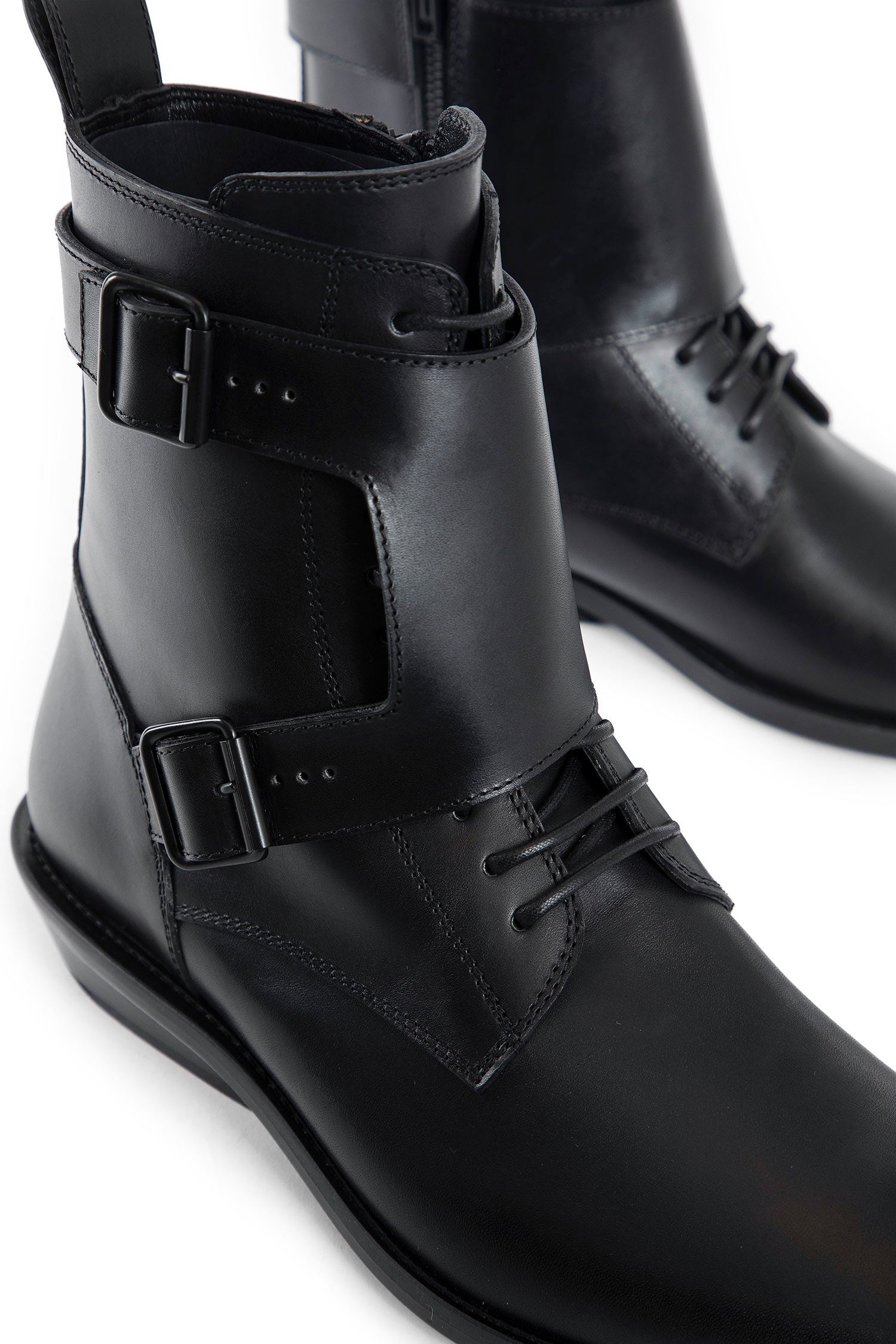 Efro-Pointy-Monkstrap-Ankle-Boots - 6